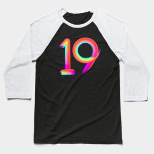 Brushed 19 Baseball T-Shirt